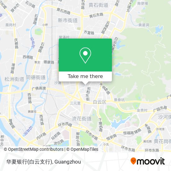 华夏银行(白云支行) map
