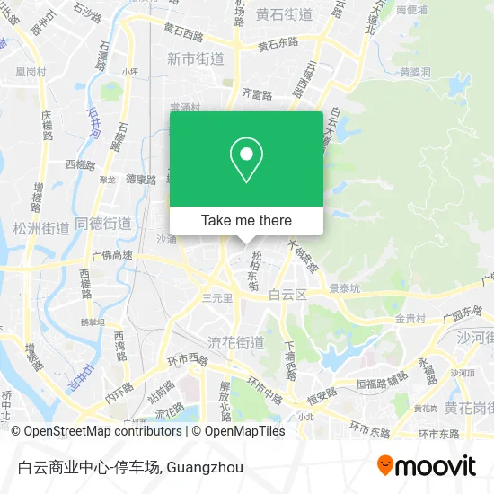 白云商业中心-停车场 map
