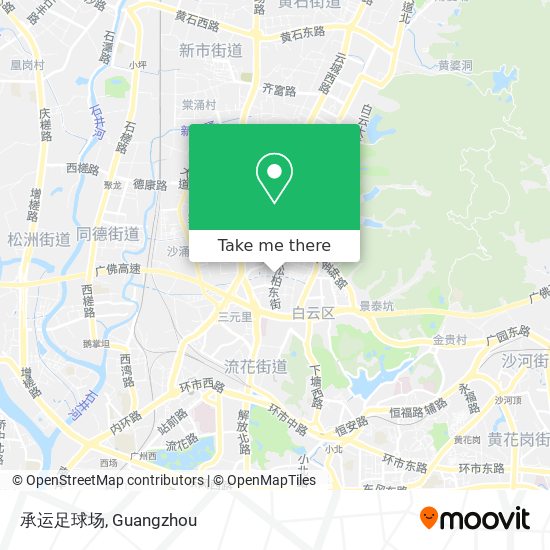 承运足球场 map