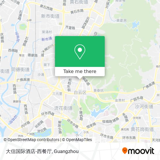 大信国际酒店-西餐厅 map