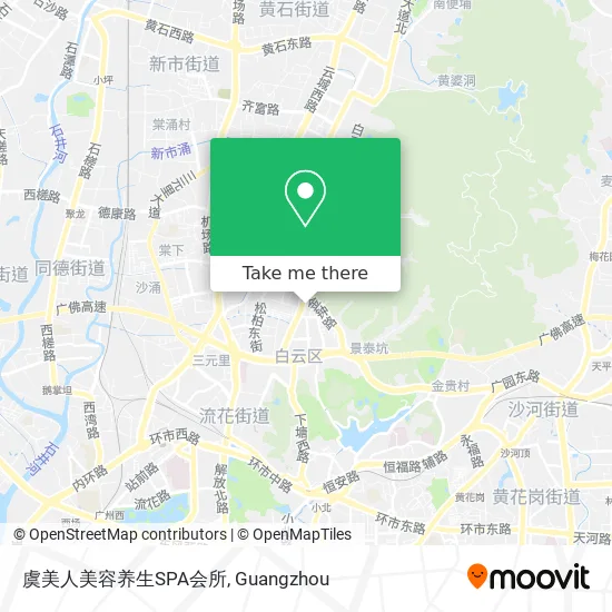 虞美人美容养生SPA会所 map