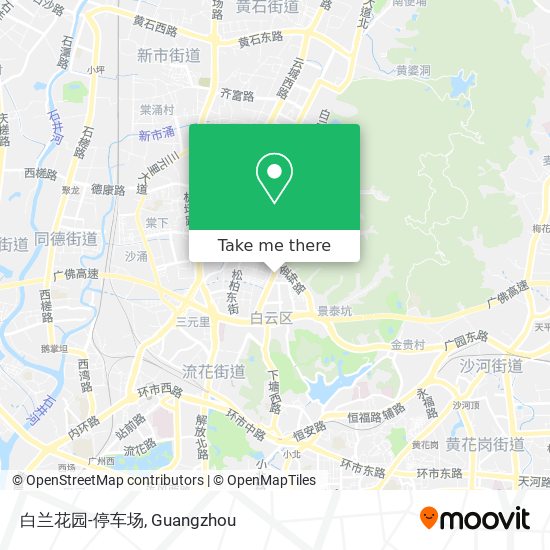 白兰花园-停车场 map