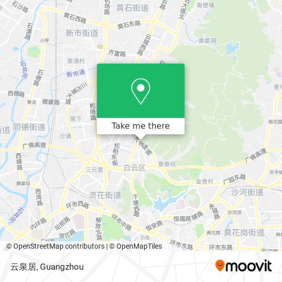 云泉居 map