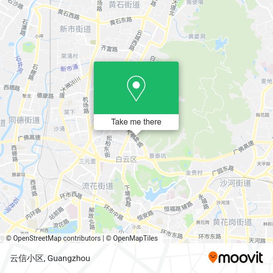 云信小区 map
