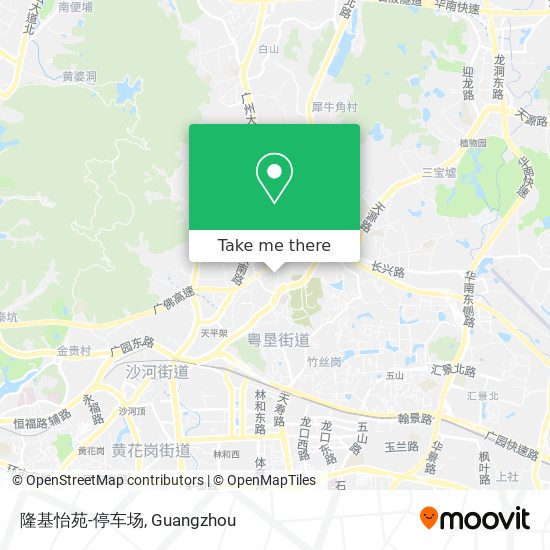 隆基怡苑-停车场 map