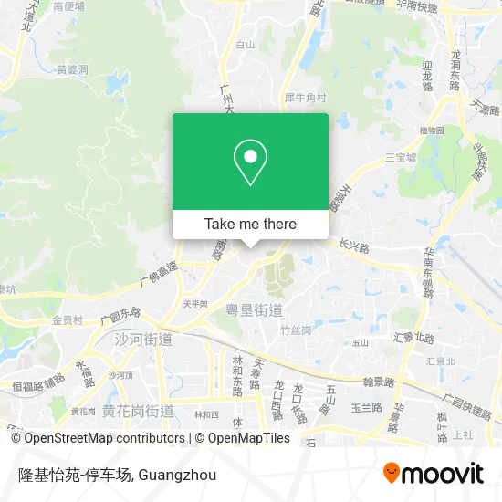 隆基怡苑-停车场 map