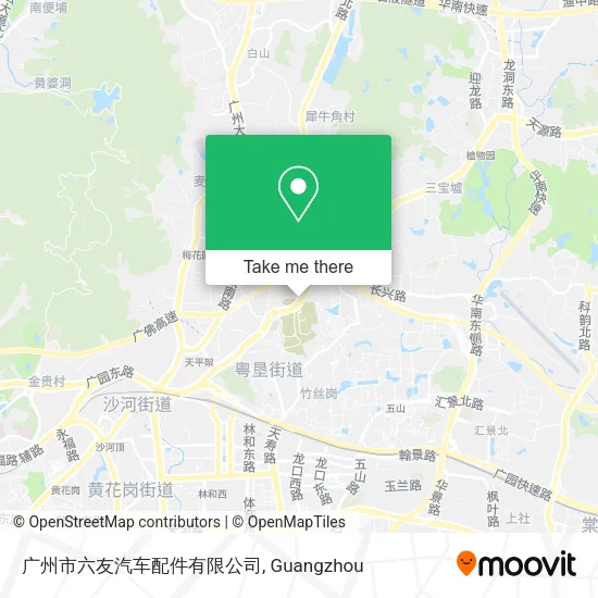 广州市六友汽车配件有限公司 map