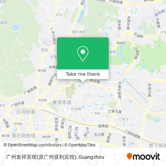 广州发祥宾馆(原广州亚利宾馆) map