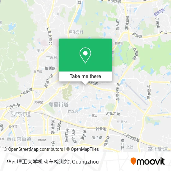 华南理工大学机动车检测站 map