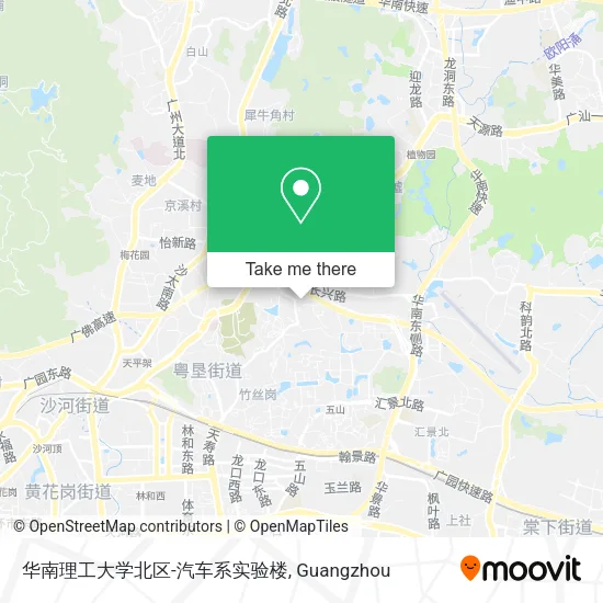 华南理工大学北区-汽车系实验楼 map