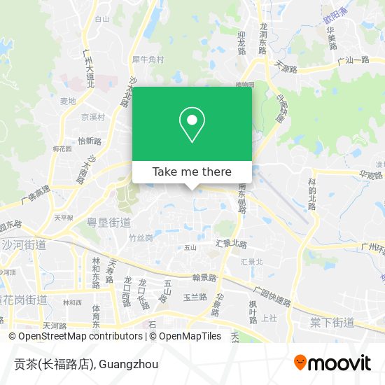 贡茶(长福路店) map