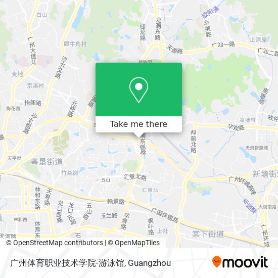 广州体育职业技术学院-游泳馆 map