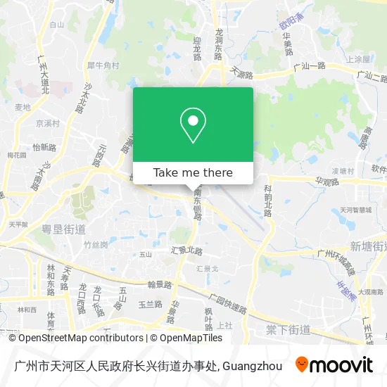 广州市天河区人民政府长兴街道办事处 map