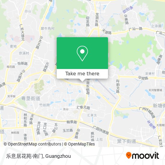 乐意居花苑-南门 map