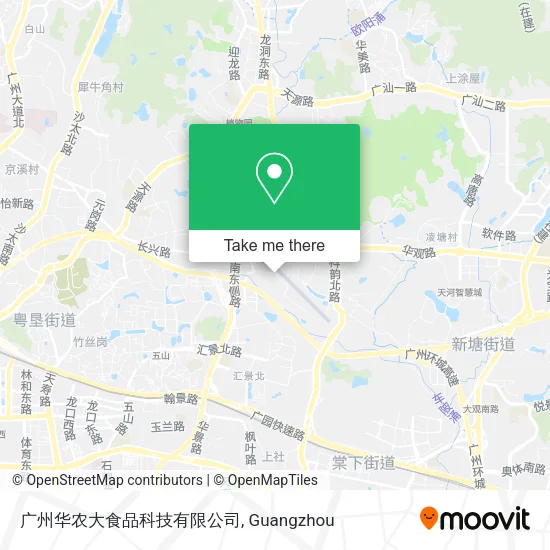 广州华农大食品科技有限公司 map