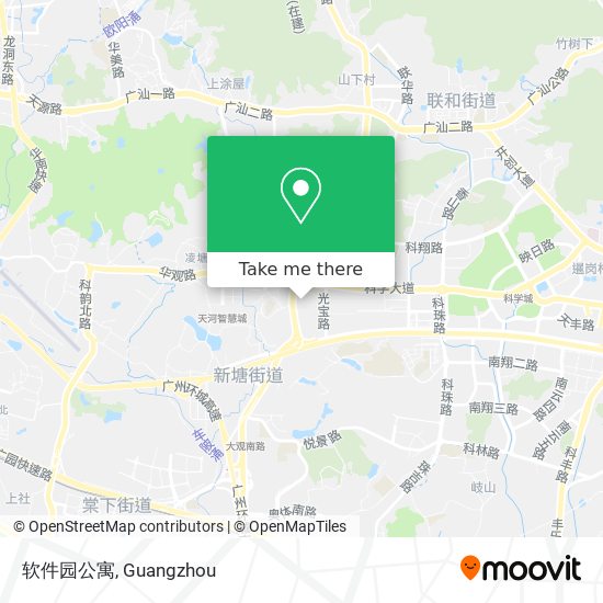 软件园公寓 map