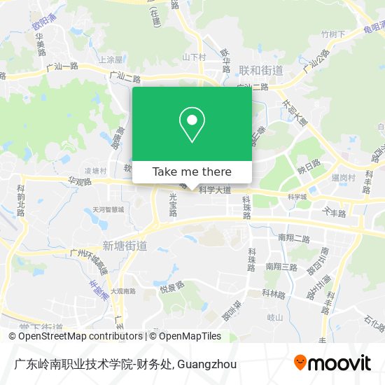 广东岭南职业技术学院-财务处 map