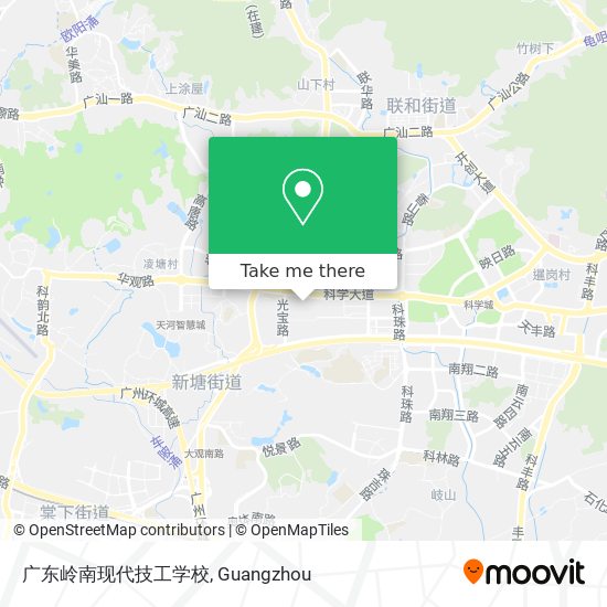广东岭南现代技工学校 map