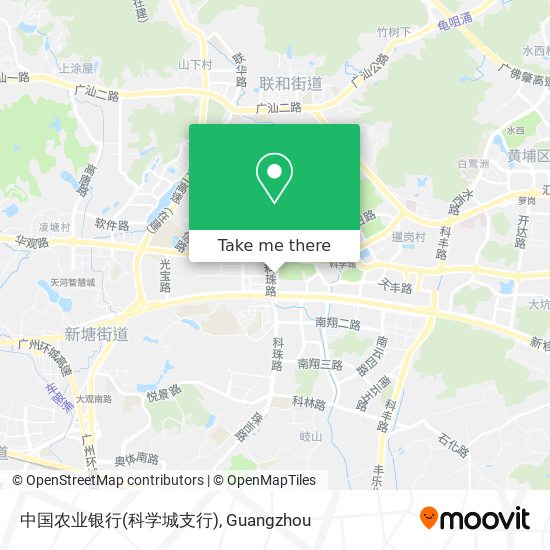 中国农业银行(科学城支行) map