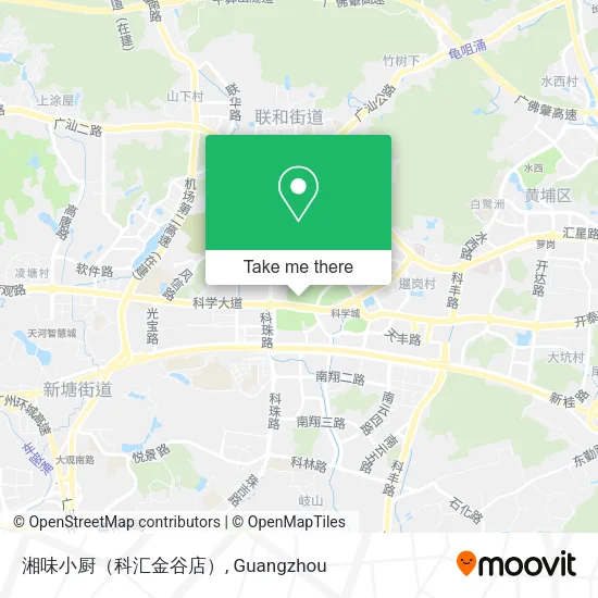 湘味小厨（科汇金谷店） map