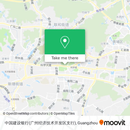 中国建设银行(广州经济技术开发区支行) map