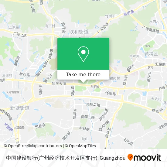 中国建设银行(广州经济技术开发区支行) map