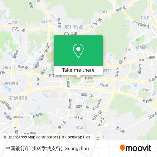 中国银行(广州科学城支行) map