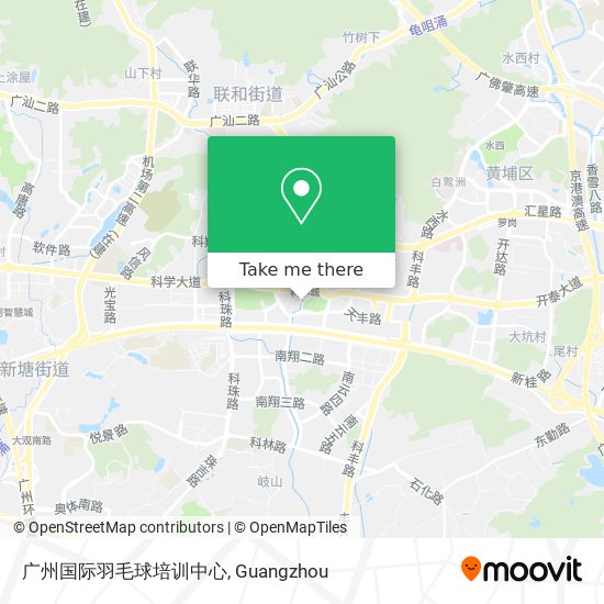 广州国际羽毛球培训中心 map