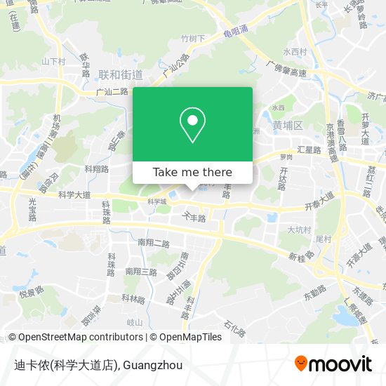 迪卡侬(科学大道店) map