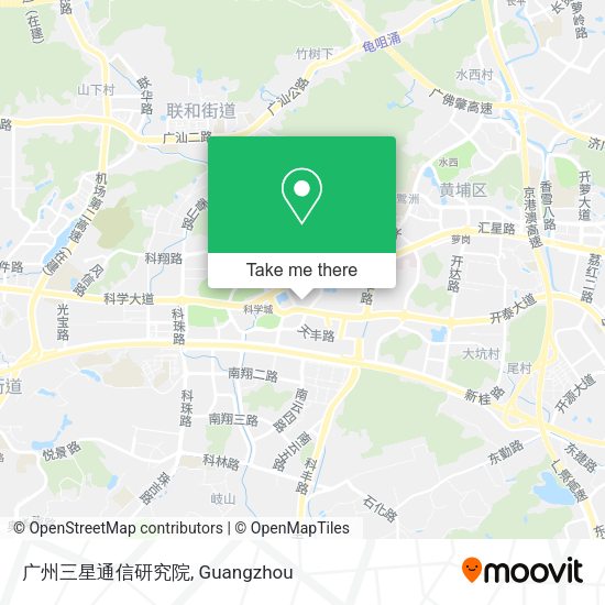 广州三星通信研究院 map