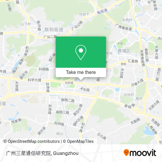 广州三星通信研究院 map
