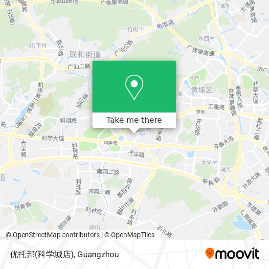 优托邦(科学城店) map