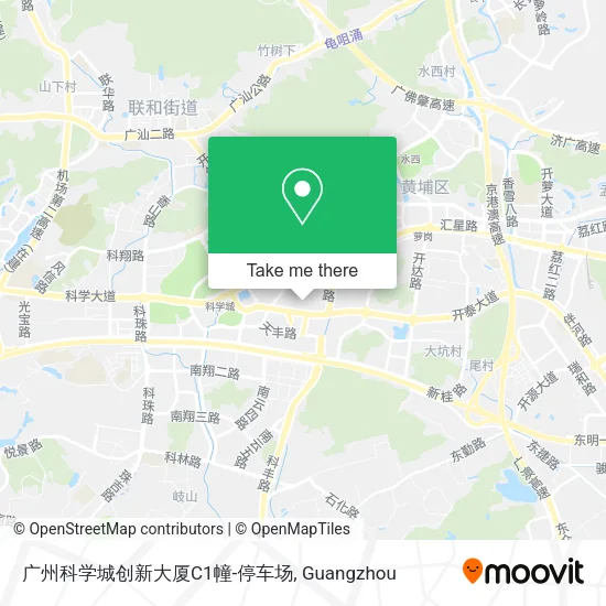 广州科学城创新大厦C1幢-停车场 map