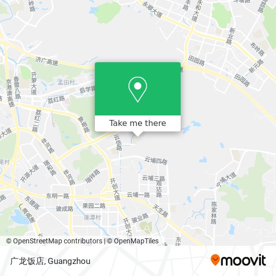 广龙饭店 map