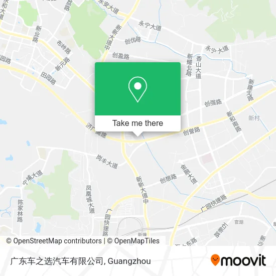 广东车之选汽车有限公司 map