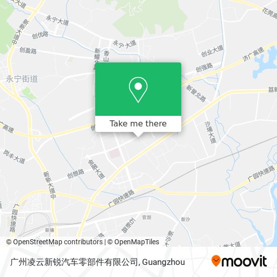 广州凌云新锐汽车零部件有限公司 map