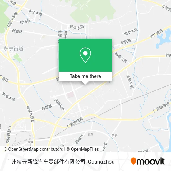 广州凌云新锐汽车零部件有限公司 map