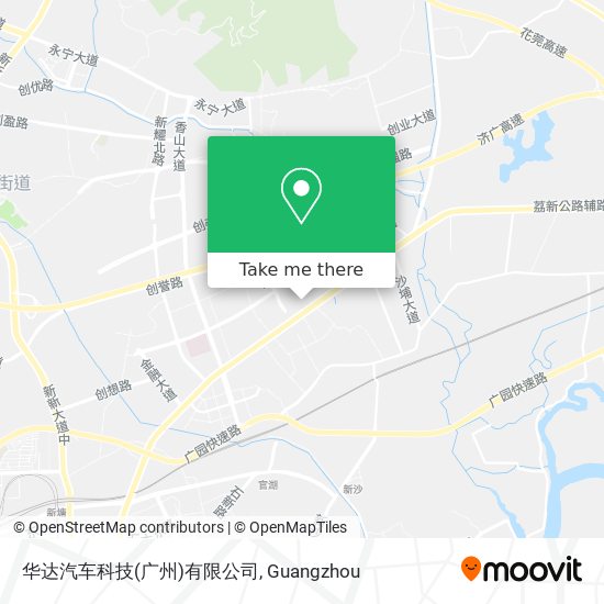 华达汽车科技(广州)有限公司 map