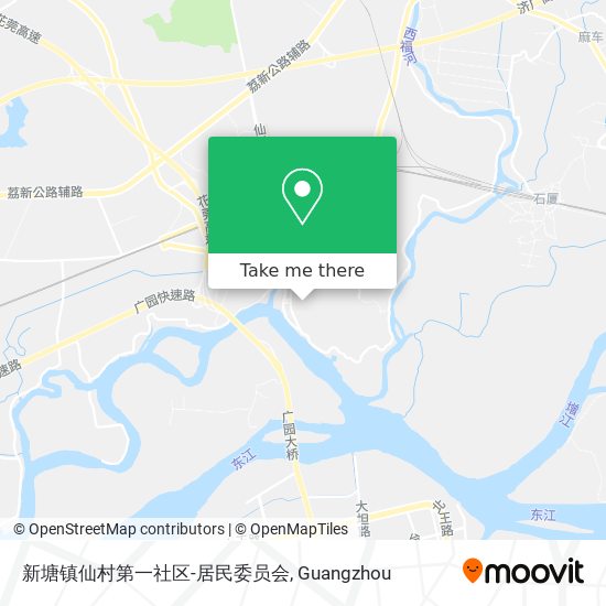 新塘镇仙村第一社区-居民委员会 map