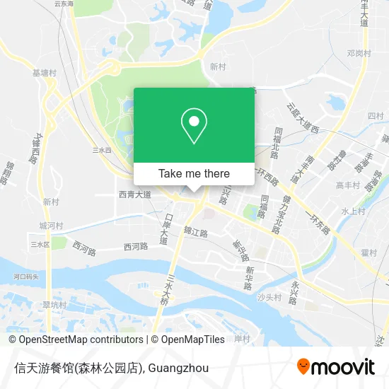 信天游餐馆(森林公园店) map
