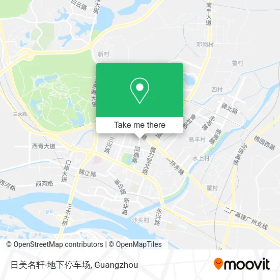 日美名轩-地下停车场 map