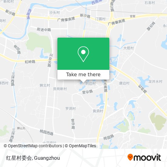 红星村委会 map