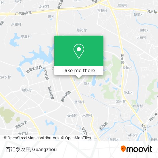百汇泉农庄 map