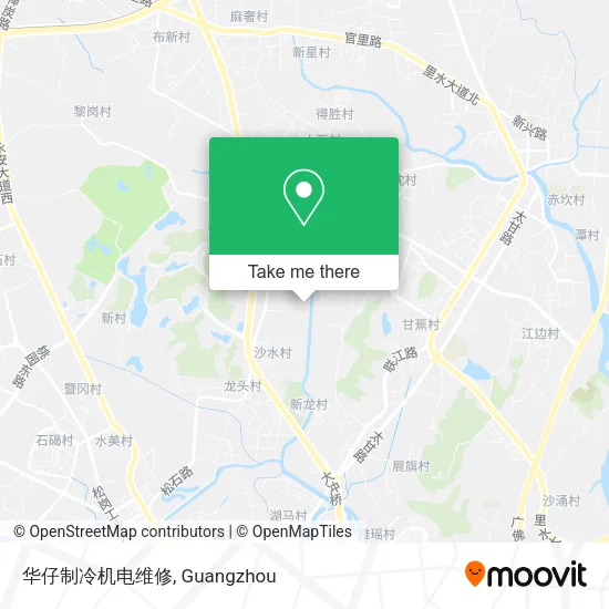 华仔制冷机电维修 map