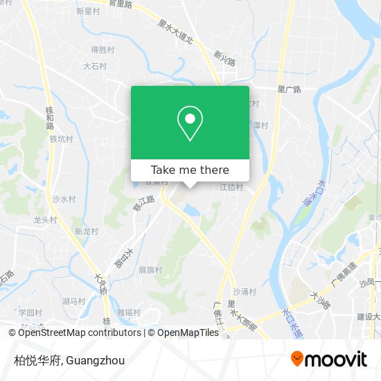 柏悦华府 map