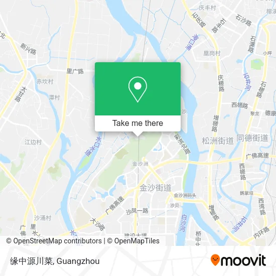 缘中源川菜 map