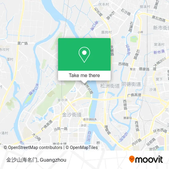 金沙山海名门 map