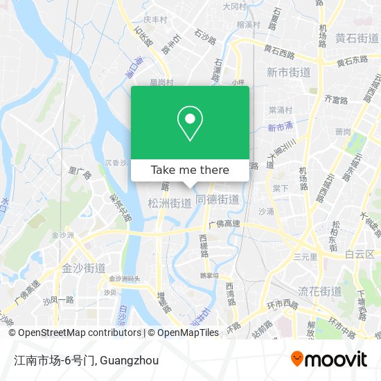 江南市场-6号门 map