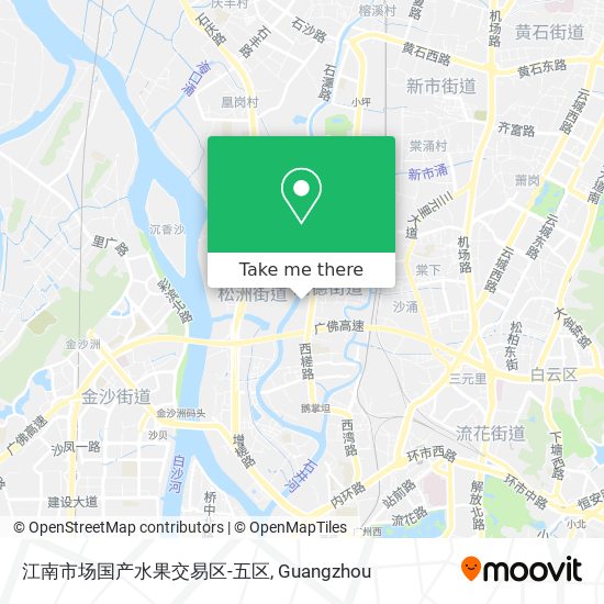 江南市场国产水果交易区-五区 map