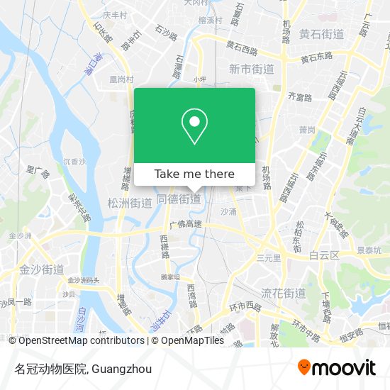 名冠动物医院 map